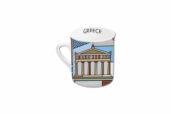 Small mug with an ancient Greek owl - Image 2