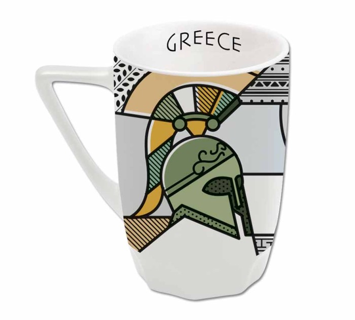 Μεγάλη κούπα  με Αρχαιοελληνικό άλογο - Image 2