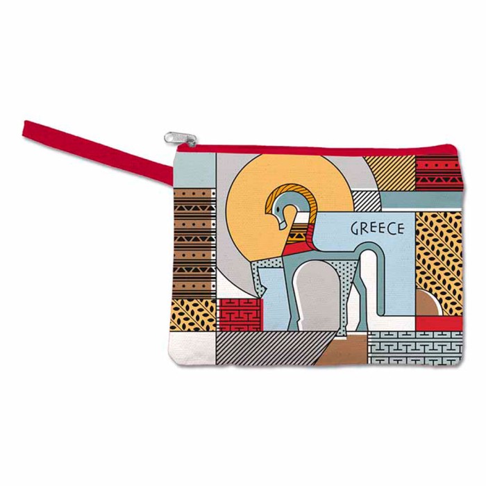 Handbag with an ancient Greek horse