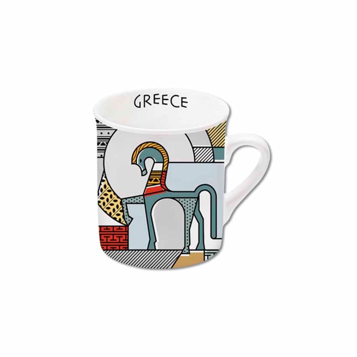 Μικρή κούπα με Αρχαιοελληνικό άλογο