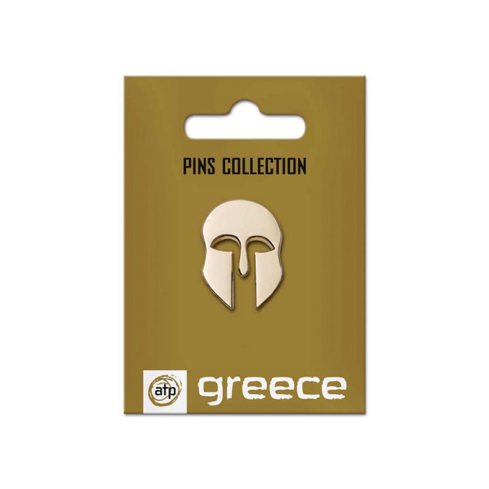 Μεταλλική καρφίτσα με   περικεφαλαία