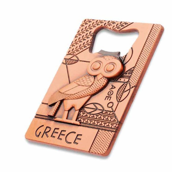 Μαγνητάκι ανοιχτήρι με Αρχαιοελληνική κουκουβάγια