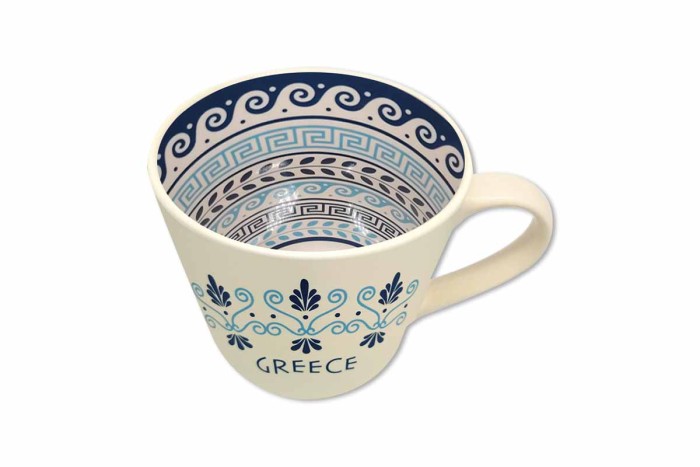 Large mug with classic ancient greek designs - Image 2